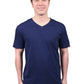 Etiko Fairtrade Certified Organic Cotton Navy Unisex V-Neck T-Shirt, Ethically-made, Eco-Friendly