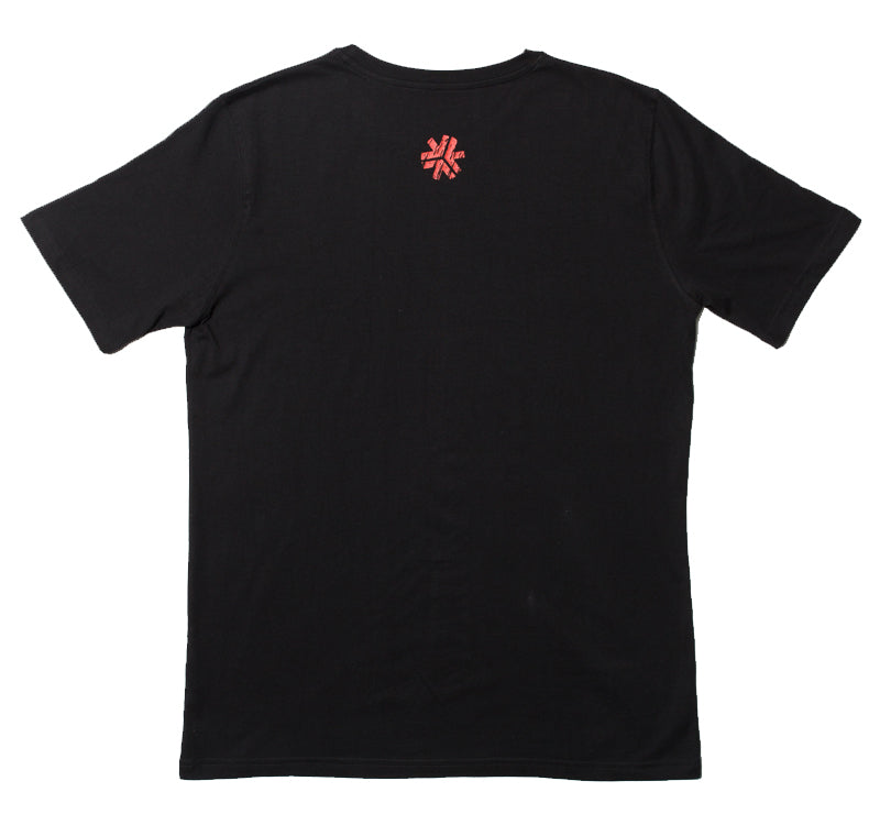 Etiko Fairtrade Certified Organic Cotton "Wear No Evil" Printed Black Unisex T-Shirt